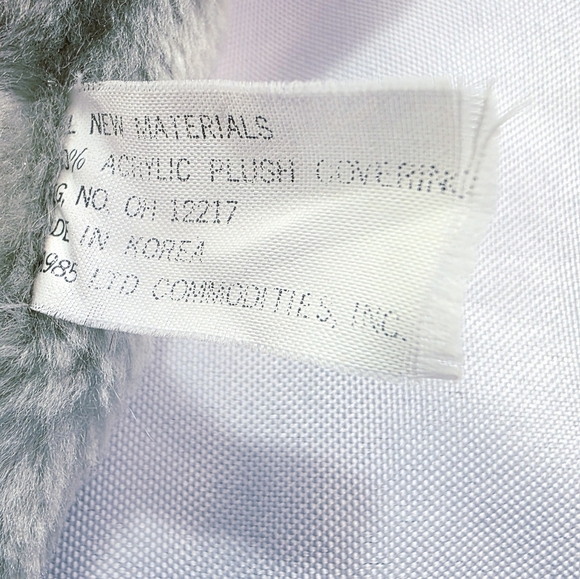 Vintage Mouse Plush Hand Puppet Gray Pink LTD Commodities Korea 10 Inch 1985 - Picture 8 of 9